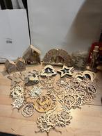 Houten kerstversiering, Ophalen of Verzenden, Gebruikt