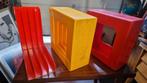 5 vintage kunststof vinyl opbergbakken Boa Inter Holland, Verzamelen, Ophalen