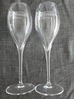 TAITTINGER champagne glazen 2 stuks, 19,5 cm hoog, Verzamelen, Glas en Borrelglaasjes, Ophalen of Verzenden, Zo goed als nieuw