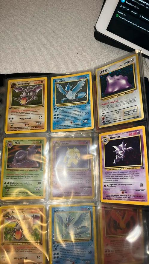 Redelijk complete fossil set, Hobby en Vrije tijd, Verzamelkaartspellen | Pokémon, Zo goed als nieuw, Ophalen of Verzenden
