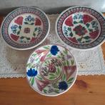 Antieke borden boerenbont Petrus Regout, Ophalen of Verzenden