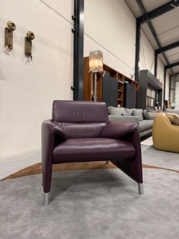 Leolux Felizia Fauteuil laag Senso Berry design stoel, Huis en Inrichting, Fauteuils, Nieuw, Stof, 75 tot 100 cm, Ophalen of Verzenden