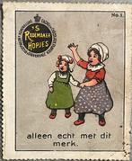 antieke sluitzegel Rademaker hopjes Den Haag, Ophalen of Verzenden, Gebruikt, Overige typen