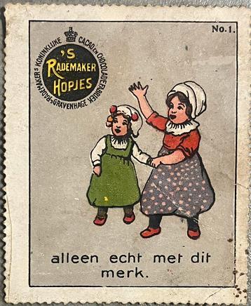 antieke sluitzegel Rademaker hopjes Den Haag beschikbaar voor biedingen