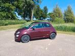 Fiat 500 Twinair Turbo 80pk 2015 Rood, Voorwielaandrijving, Leder en Stof, Origineel Nederlands, Handgeschakeld