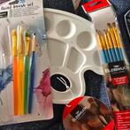 Verfkwasten Set & Palet - Van Bleiswijck Holland, Ophalen of Verzenden, Nieuw, Penseel of Kwast