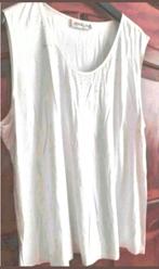 Witte tricot Mona Lisa top met strassteentjes maat 54, Verzenden, Wit, Mona Lisa, Shirt of Top