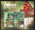 SAMOA 2015 PF BLOK VLINDERS INSECTEN BUTTERFLIES, Ophalen of Verzenden, Postfris, Dier of Natuur