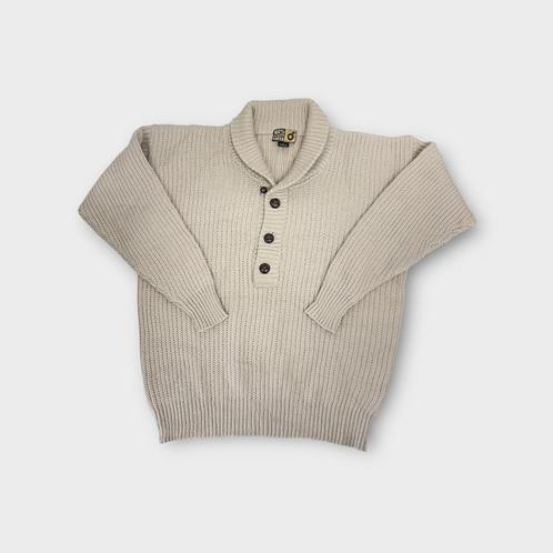 Roger David heren trui maat L (100% wol), Kleding | Heren, Truien en Vesten, Gedragen, Maat 52/54 (L), Beige, Ophalen of Verzenden