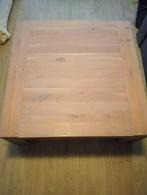 Salontafel  rustig eiken hout, Ophalen, Gebruikt, 50 tot 100 cm, 50 tot 100 cm