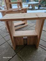 Tafeltjes/Bankjes van gebruikte planken, Ophalen of Verzenden, Gebruikt, Hout