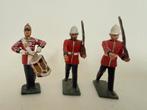 3x Engelse tinnen soldaten, midden 20e eeuw, Verzamelen, Poppetjes en Figuurtjes, Ophalen of Verzenden, Gebruikt