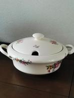 Mosa Maastricht Dekschal/Soepterrine Bloemmotief, Ophalen of Verzenden, Overige stijlen, Aardewerk, Schaal of Schalen