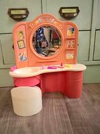 Vintage Hollywood Hair Barbie Mattel salon kaptafel en stoel, Verzamelen, Ophalen of Verzenden, Gebruikt, Accessoires