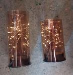 2 vaasjes met verlichting, Ophalen, Zo goed als nieuw