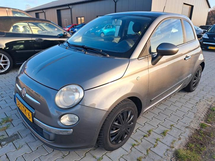 Fiat 500 1.2 *AUTOMAAT* 73000km  51KW 2010 Grijs, Auto's, Fiat, Bedrijf, Airconditioning, Boordcomputer, Cruise Control, Benzine