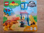 Lego Duplo 10880 T.rex tower jurassic world dino, Ophalen of Verzenden, Zo goed als nieuw, Duplo