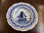 Delfts blauw wandbordje met zeilboot, Antiek en Kunst, Ophalen of Verzenden