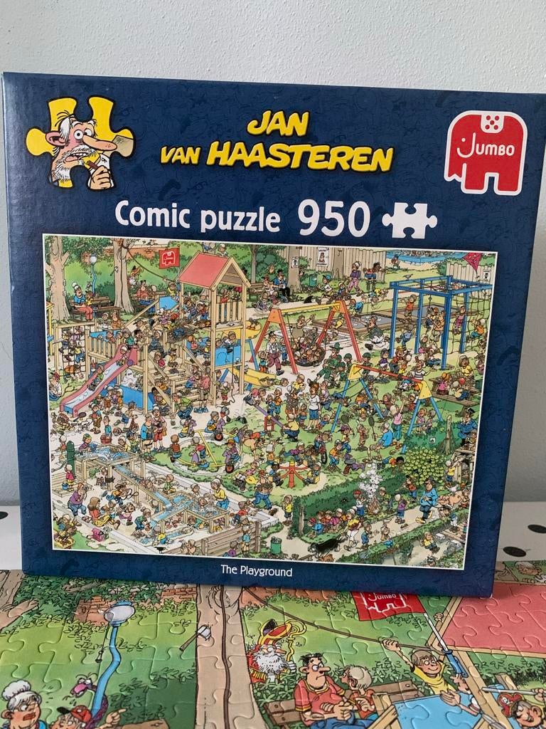 Jan van Haasteren Puzzel 950 Stukjes - Speeltuin, Ophalen of Verzenden, 500 t/m 1500 stukjes, Zo goed als nieuw, Legpuzzel
