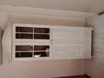 Vitrine kast brocante, Huis en Inrichting, Kasten | Vitrinekasten, Ophalen, Met plank(en), Gebruikt, 50 tot 100 cm
