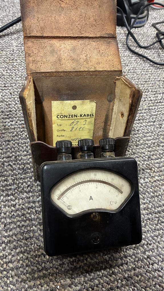 Te koop oude ampère meter., Antiek en Kunst, Ophalen of Verzenden