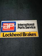 Oud kunsstof reclamebord Lockheed brakes/garage/mancave/Bp78, Ophalen of Verzenden, Gebruikt, Reclamebord