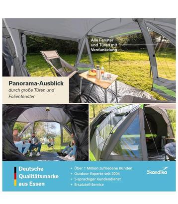 Skandika 4 persoon tent zgan kampeer vakantie camping  beschikbaar voor biedingen