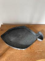 Decoratief tinnen dienblad in vorm van vis, Verzenden, Gebruikt