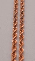 Goud rope ketting 18kt, Www.bredajuwelier.nl, Nieuw, Ophalen of Verzenden, Www.bredajuwelier.nl