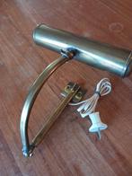 Vintage koperen schilderijlamp, Ophalen of Verzenden, Zo goed als nieuw