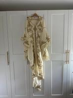 Hennajurk - Bindalli goud/wit, Kleding | Dames, Gelegenheidskleding, Overige typen, Wit, Ophalen of Verzenden, Zo goed als nieuw