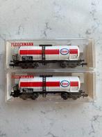 Fleischmann wagon Esso 2x 8480, Gelijkstroom, Fleischmann, Wagon, Ophalen of Verzenden