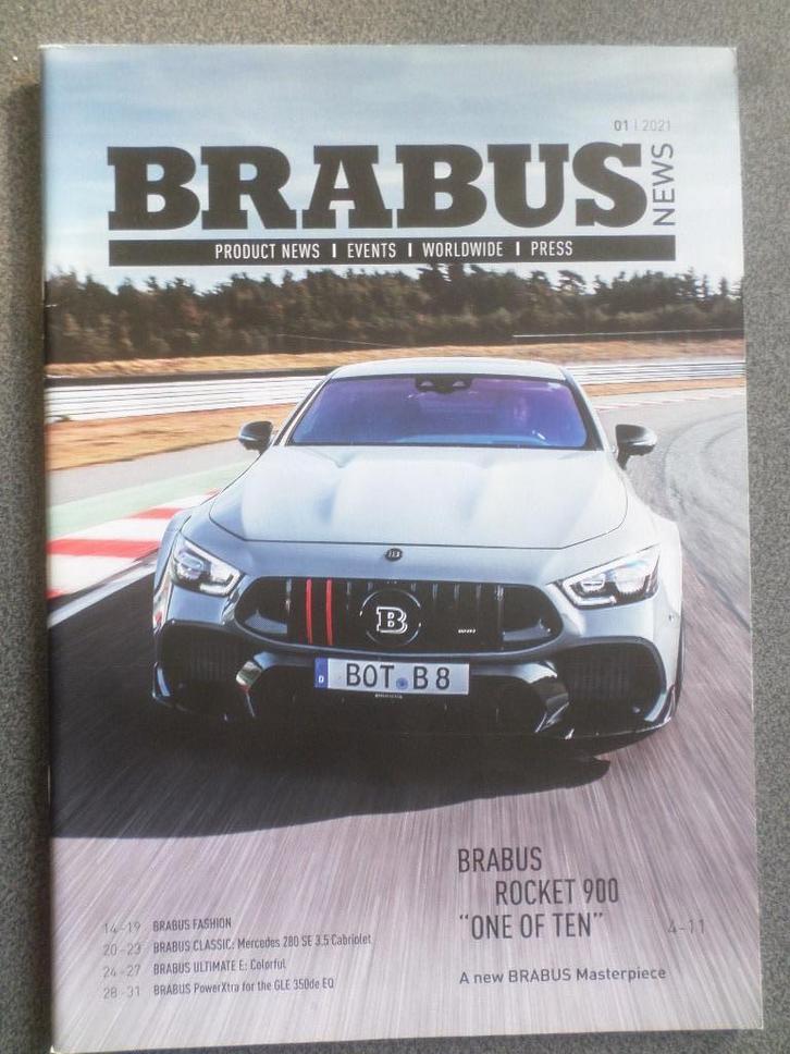 2021-01 Brabus News met Rocket 900 One of Ten & GLE 350DE, Boeken, Auto's | Folders en Tijdschriften, Zo goed als nieuw, Overige merken