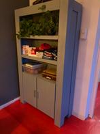 Robuuste grijze kast - 190x110x40 cm - Supernette staat, Huis en Inrichting, Kasten | Boekenkasten, Ophalen, Overige materialen