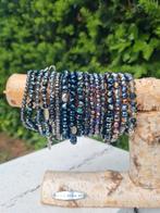 BIBA kralenarmbandjes antraciet glans 3 euro pst nieuw, Sieraden, Tassen en Uiterlijk, Armbanden, Kunststof of Plastic, Nieuw