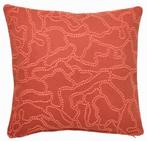 Ikea sierkussen, rood/oranje, 50x50 cm incl. binnenkussen., Ophalen of Verzenden, Nieuw, Vierkant