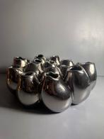 Zilverkleurige design koraal vaas decoratie, Overige materialen, ?, Zo goed als nieuw, Dame