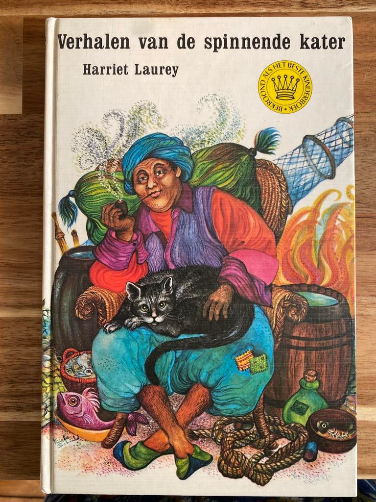 Verhalen van de spinnende kater - Harriet Laurey, Ophalen of Verzenden, Gelezen, Fictie algemeen