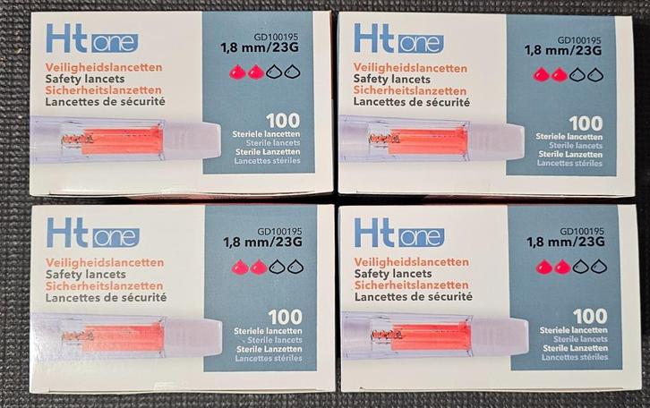 HT One priknaalden á100stuks/1.8mm -23G Nu €3,00p/st, Diversen, Verpleegmiddelen, Ophalen of Verzenden