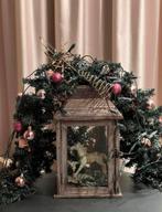 Kerststuk met ballen en verlichting, Ophalen of Verzenden, Zo goed als nieuw