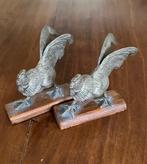 Verzilverde hanenbeeldjes, Antiek en Kunst, Ophalen of Verzenden
