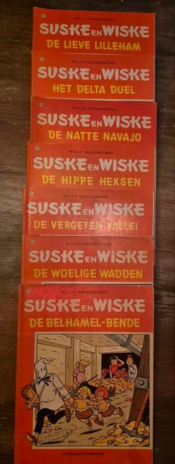 7x Suske en Wiske 1ste druk tussen 189 en 199 beschikbaar voor biedingen