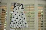 Monnalisa chic jurk wit met zwarte opdruk maat 140 nieuw!, Meisje, Nieuw, Ophalen of Verzenden, Jurk of Rok