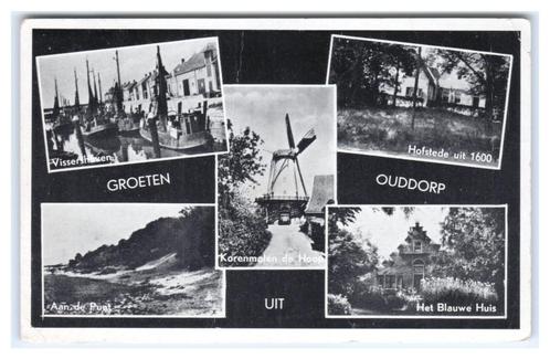 Ouddorp, Groeten uit Ouddorp, Verzamelen, Ansichtkaarten | Nederland, Gelopen, Zuid-Holland, 1940 tot 1960, Verzenden