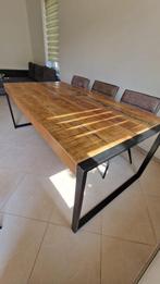 Eettafel – 200 cm | Zo goed als nieuw, 200 cm of meer, Zo goed als nieuw, Vijf personen of meer, Metaal