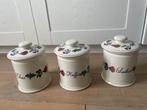 set originele Boerenbont voorraadpotten, Verzenden, Overige typen, Nieuw, Aardewerk