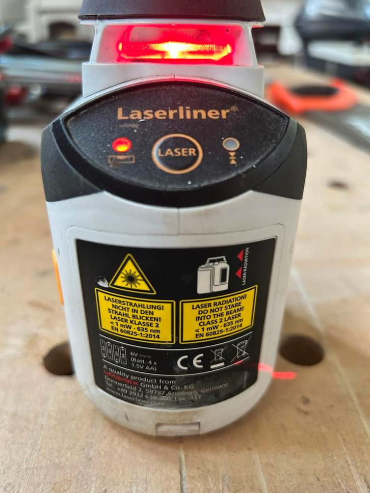 Laserliner SmartLine-Laser 360, Doe-het-zelf en Verbouw, Meetapparatuur, Gebruikt, Licht, Ophalen of Verzenden