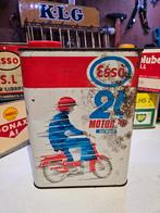 Esso Olieblik Brommer Mobylette 2T - Vintage, Ophalen of Verzenden, Gebruikt