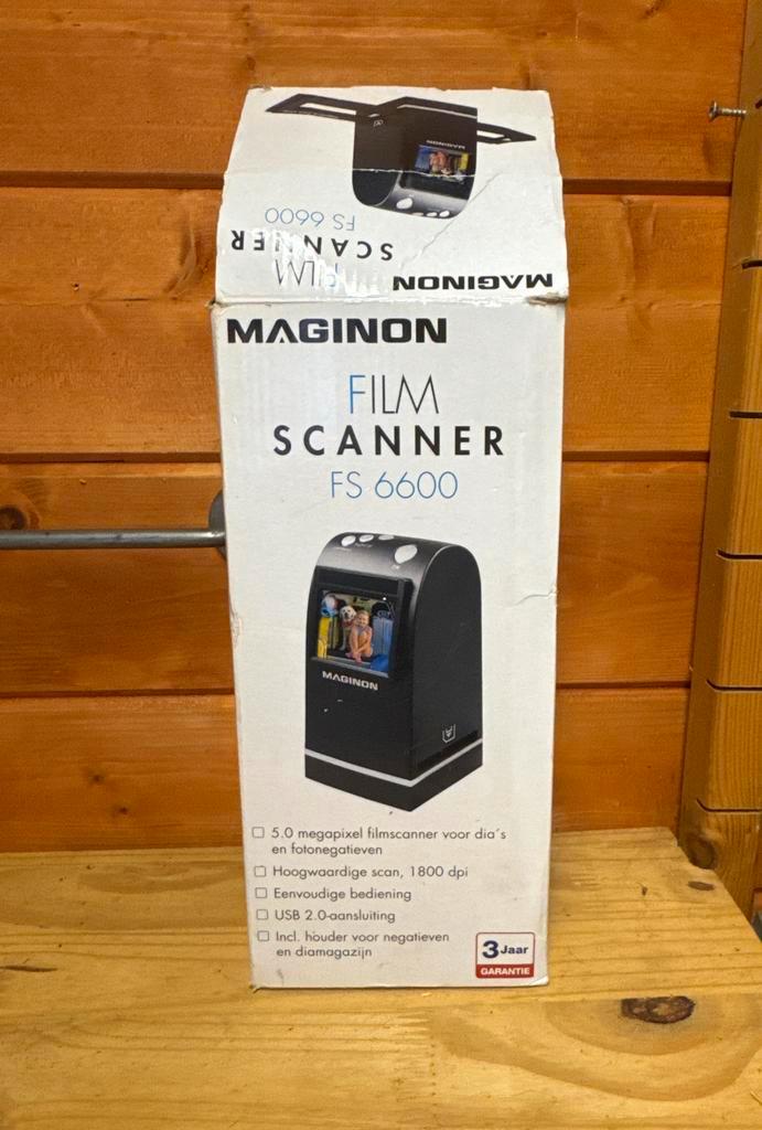 Maginon FS 6600 Filmscanner - Nieuwstaat!, Computers en Software, Scanners, Nieuw, Diascanner, Windows, Ophalen