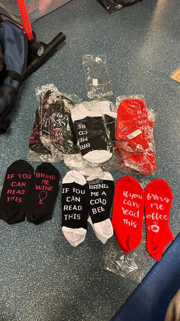 Grappige Sokken Set - Nieuw in Verpakking!, Kleding | Dames, Sokken en Kousen, Nieuw, Sokken en Kniesokken, Maat 35 t/m 38, Zwart